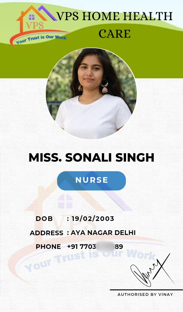 Miss. Sonali singh 4 YRS EXPERIENCE