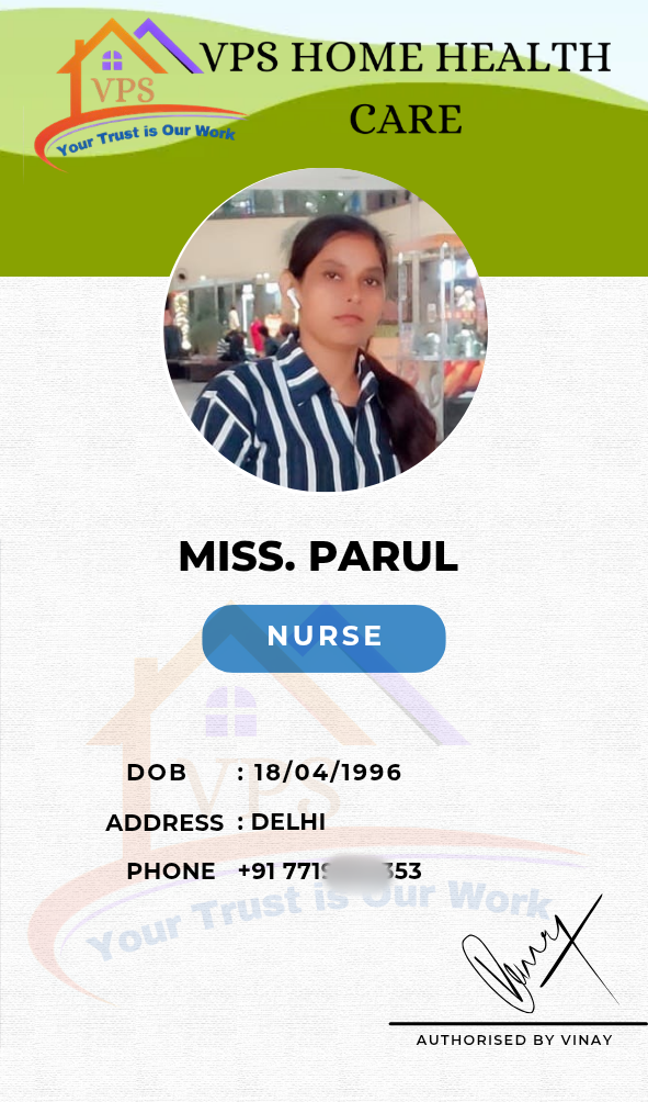 Miss. Parul 2 yrs experience