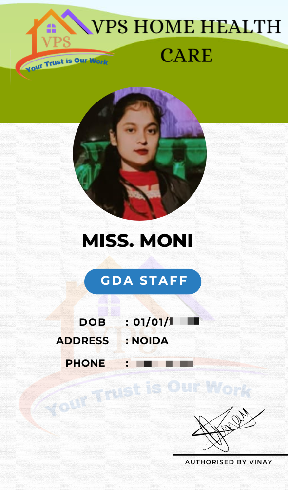 Miss. Moni 2 yrs experience