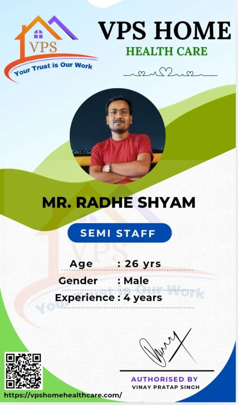 MR. Radhe shyam semi nurse 4 years experience